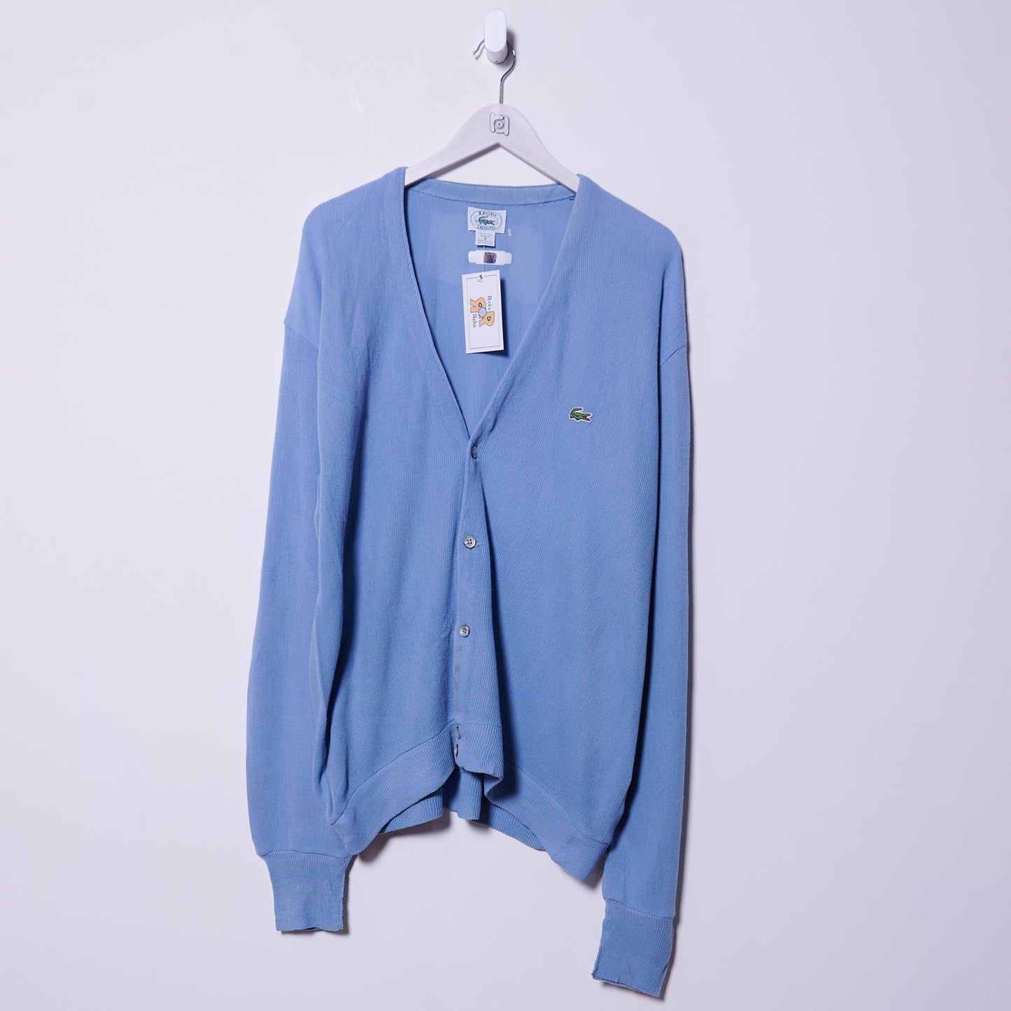Vintage Lacoste 80s Cardigan XXL