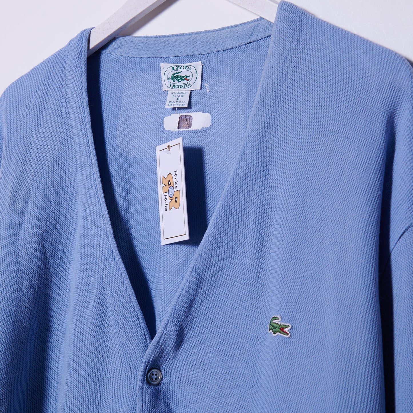 Vintage Lacoste 80s Cardigan XXL