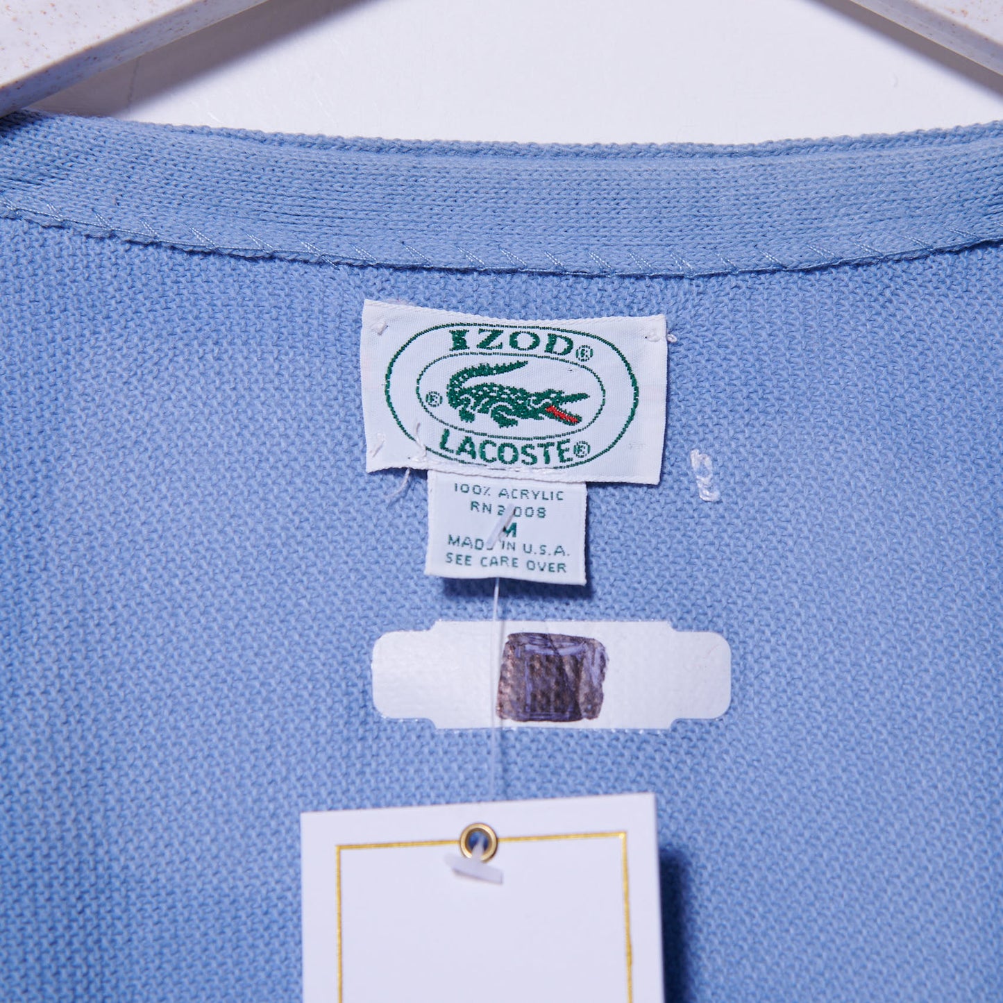Vintage Lacoste 80s Cardigan XXL