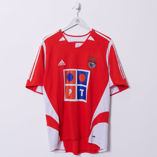 Vintage Benfica 2005-2006 Adidas Home Shirt Large