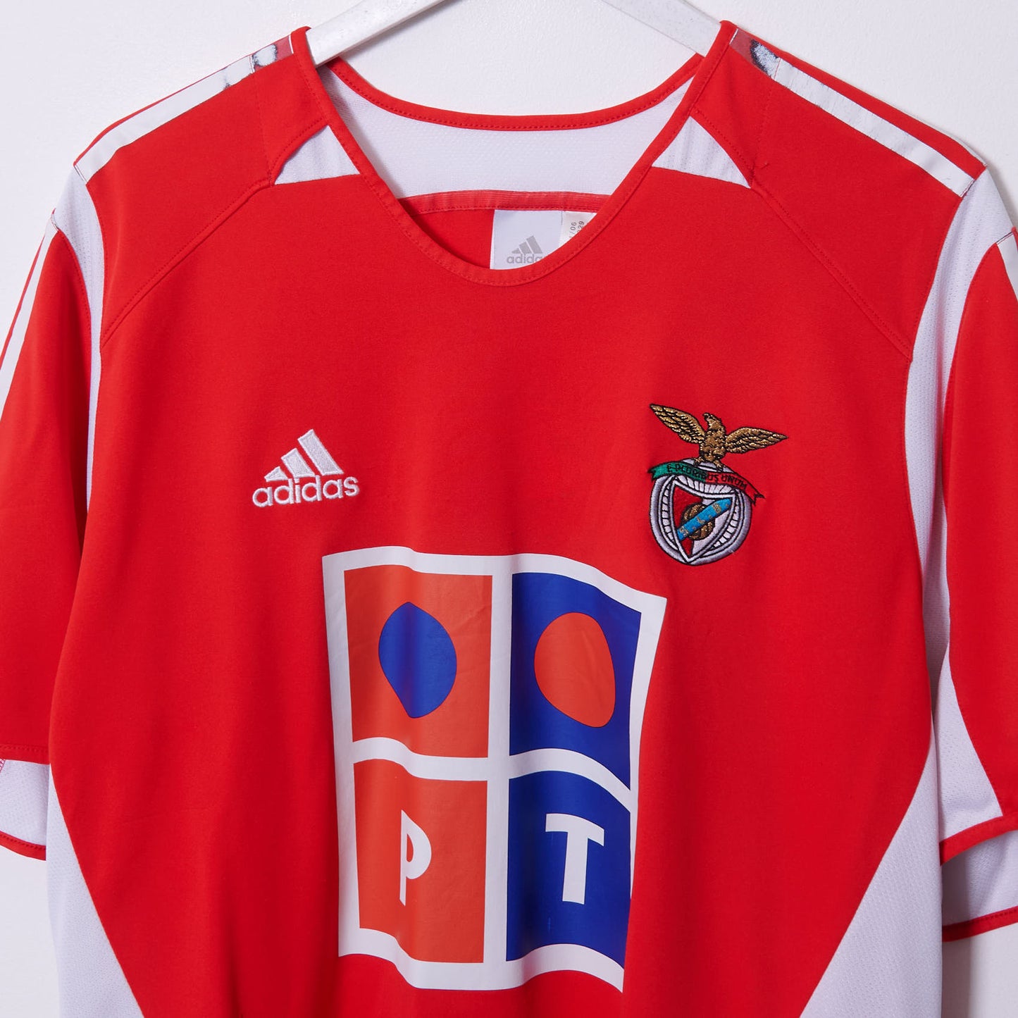 Vintage Benfica 2005-2006 Adidas Home Shirt Large