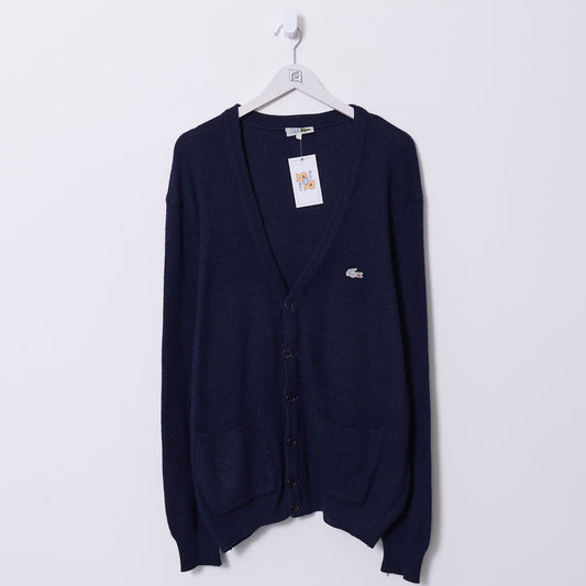 Vintage Lacoste 90s Cardigan XXL
