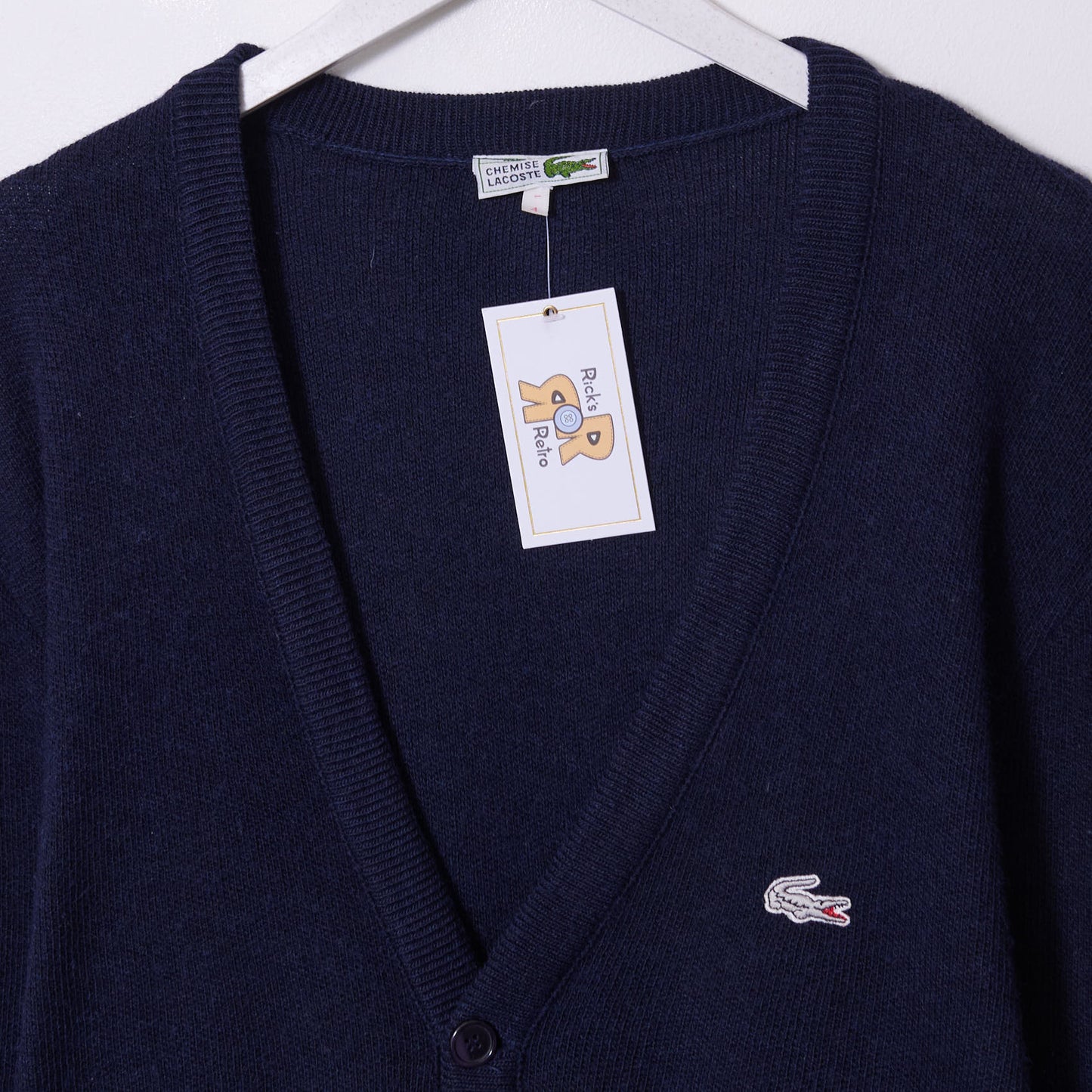 Vintage Lacoste 90s Cardigan XXL