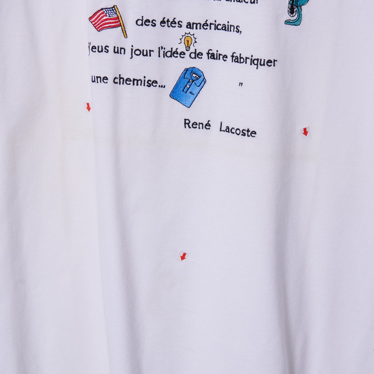 Vintage Lacoste 90s Embroidered T-Shirt XL