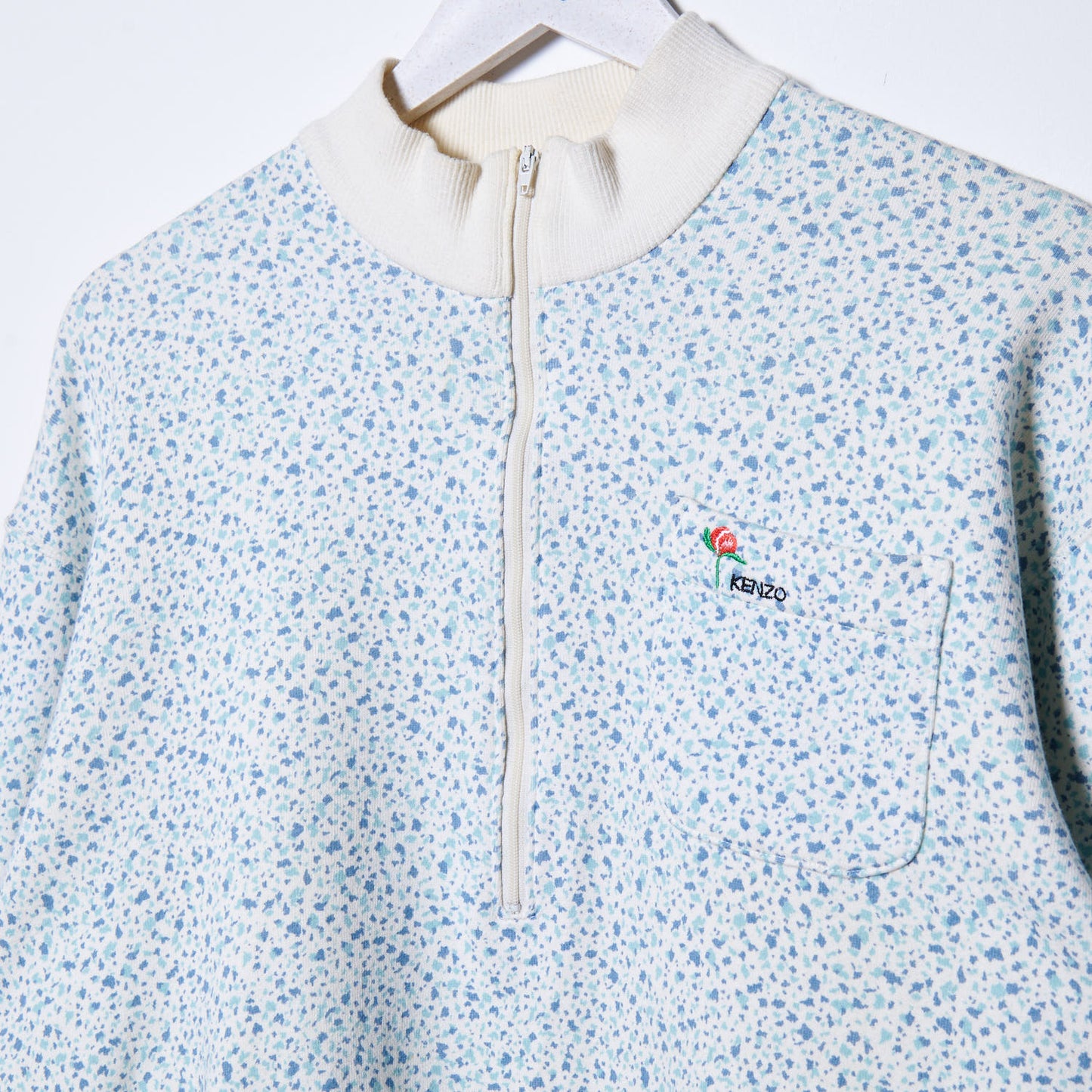 Vintage Kenzo Half Zip Sweatshirt Small