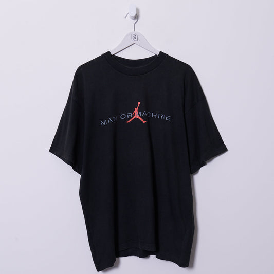 Vintage Nike 90s Michael Jordan Man Or Machine T-Shirt XXL