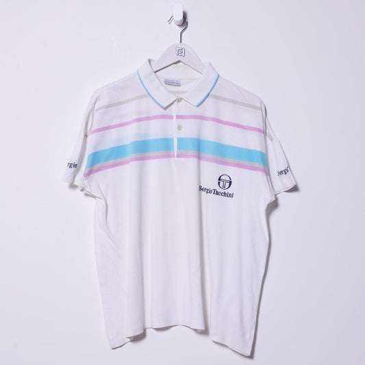 Vintage Sergio Tacchini Polo Shirt Medium