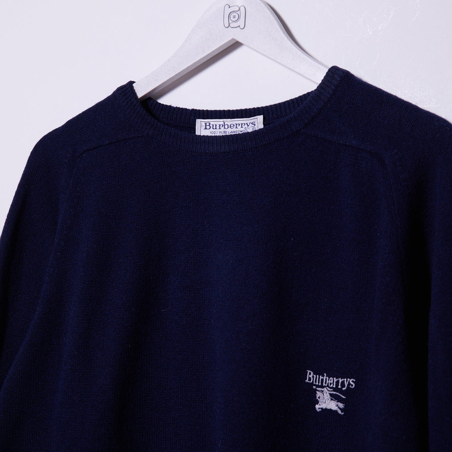 Vintage Burberry 90s Knit Large