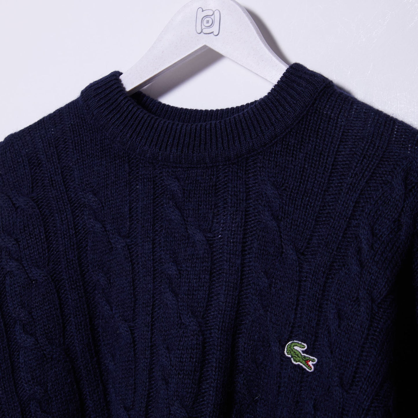 Vintage Lacoste Cable Knit Large