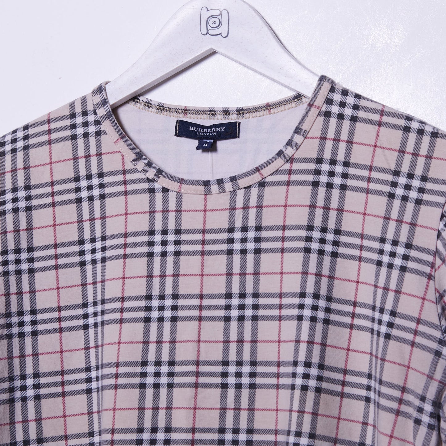 Vintage Burberry Nova Check T-Shirt Womens Medium