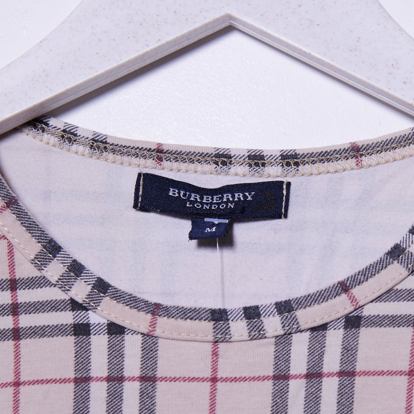 Vintage Burberry Nova Check T-Shirt Womens Medium