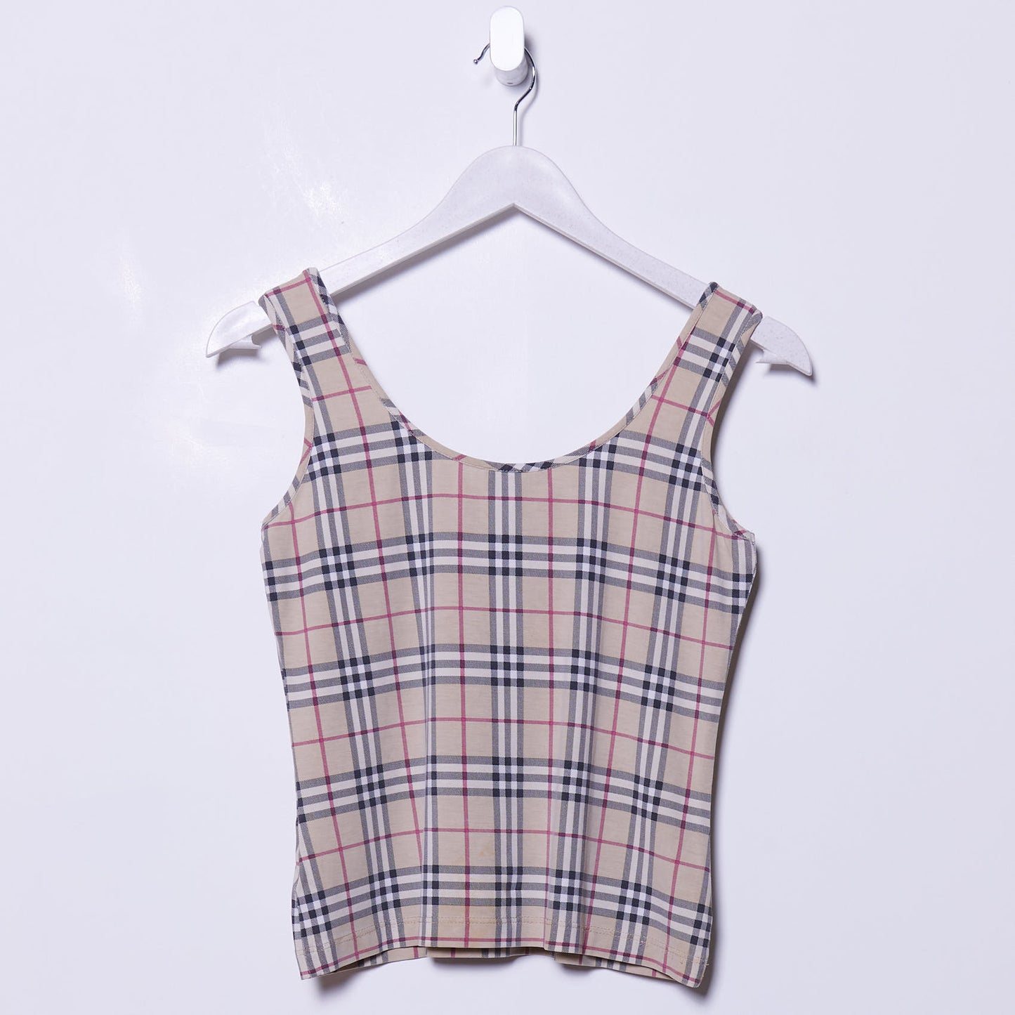 Vintage Burberry Nova Check Tank Top Womens Medium