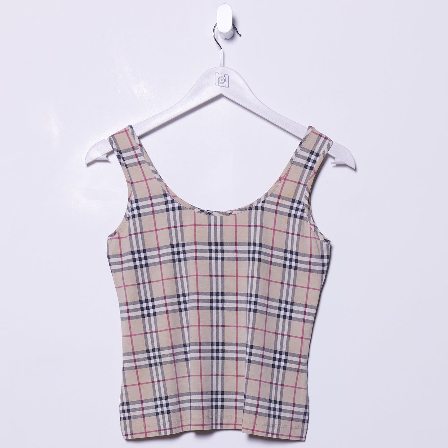 Vintage Burberry Nova Check Tank Top Womens Medium