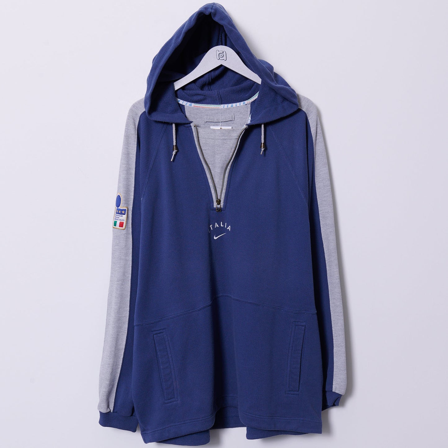 Vintage Italia 1996 Nike Quarter Zip Hoodie XXL