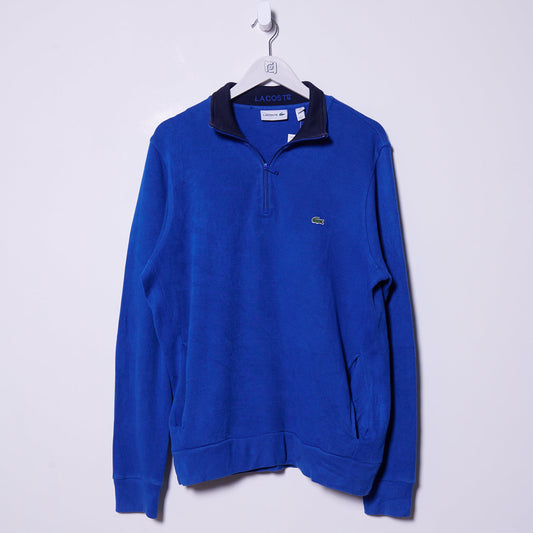 Vintage Lacoste Quarter Zip Sweatshirt Large