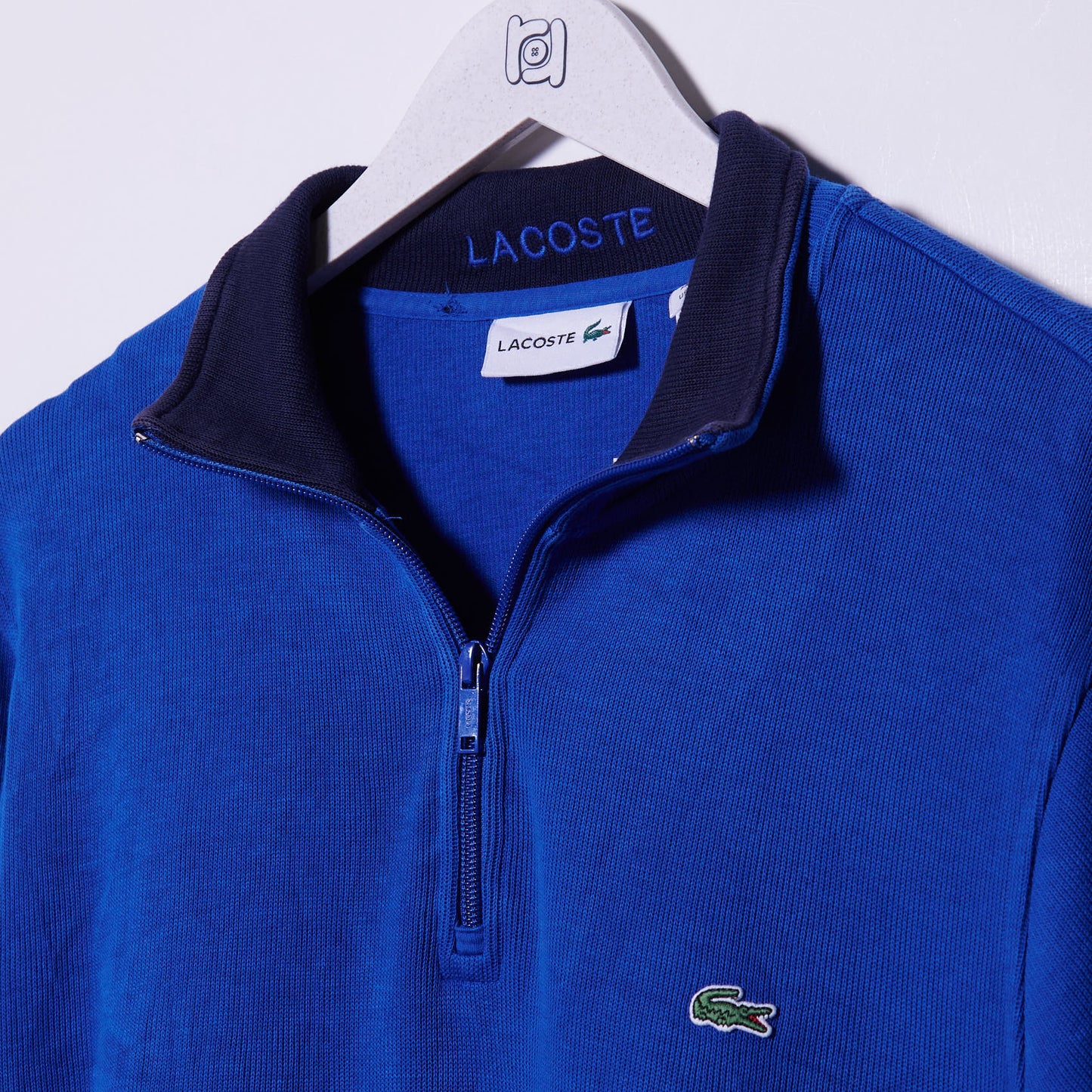 Vintage Lacoste Quarter Zip Sweatshirt Large