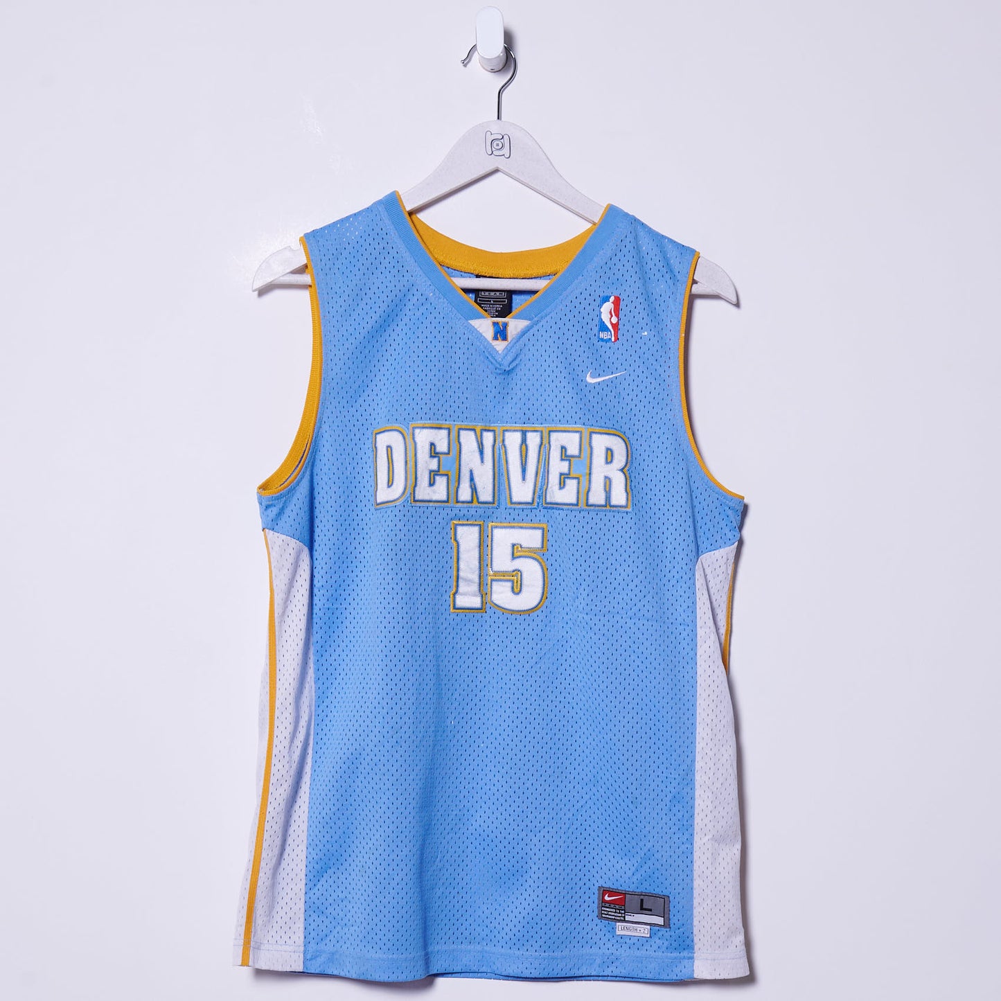 Vintage Denver Nuggets Nike Jersey #15 Carmelo Anthony Medium
