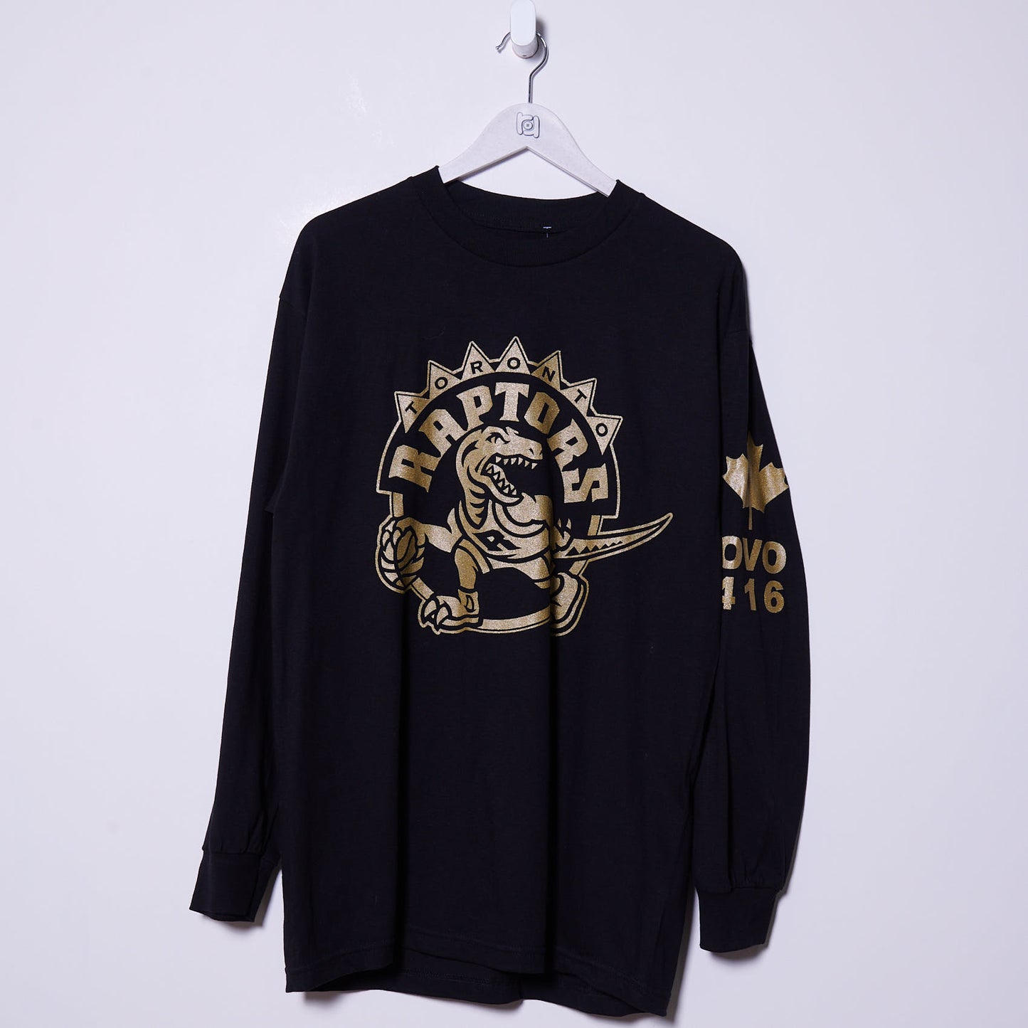 Vintage Toronto Raptors OVO 2014 NBA Drake Long Sleeve T-shirt Large