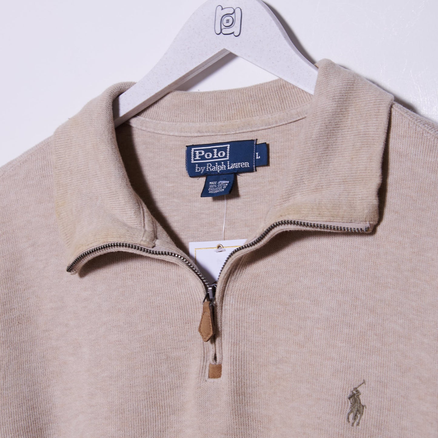 Vintage Ralph Lauren Quarter Zip Knit Large