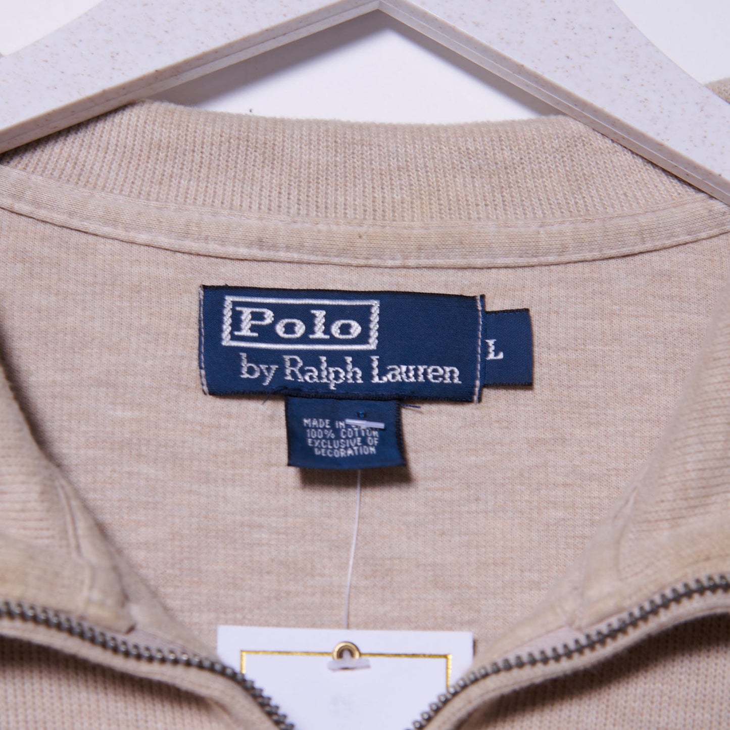 Vintage Ralph Lauren Quarter Zip Knit Large