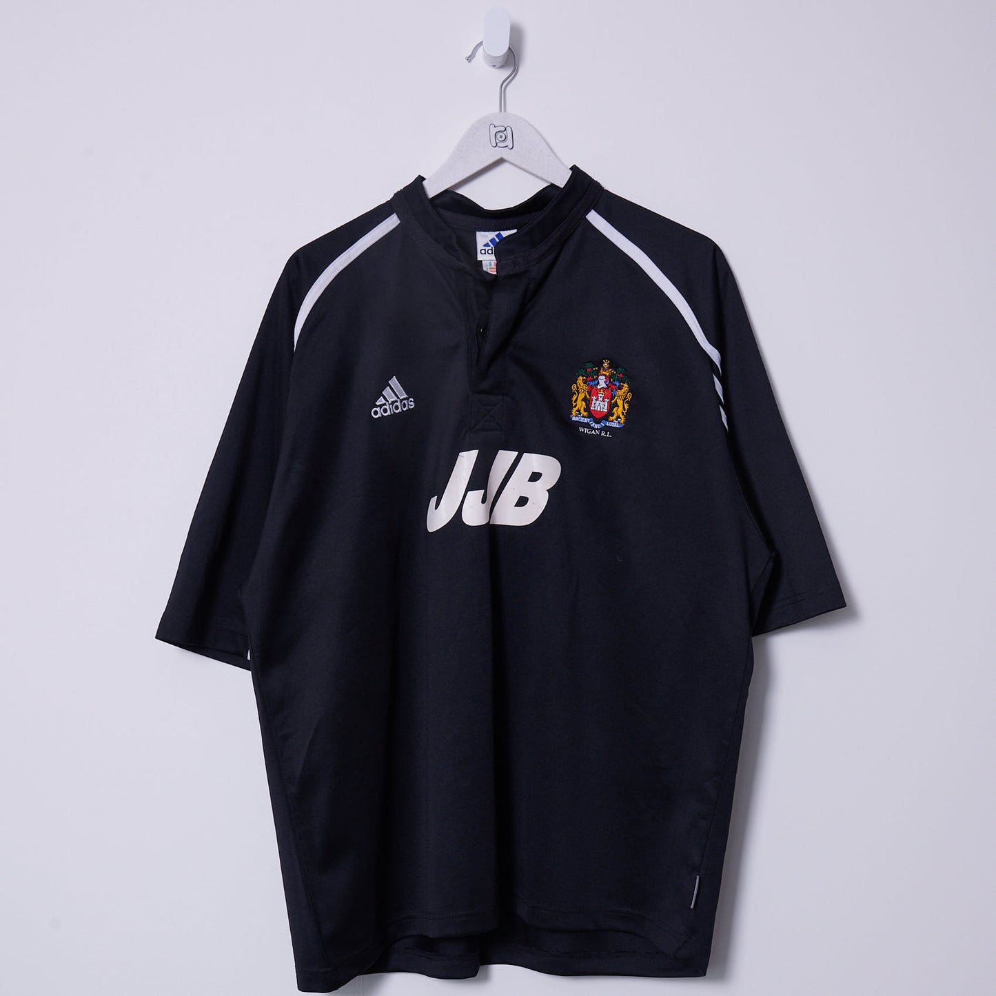Vintage Wigan Warriors Adidas 2001 Rugby Away Shirt XL
