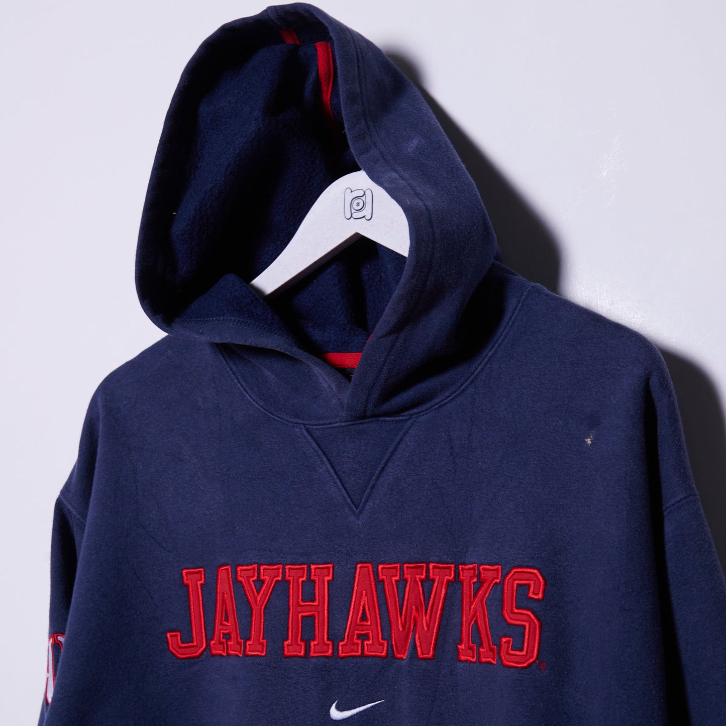 Vintage Nike Jayhawks Hoodie Large