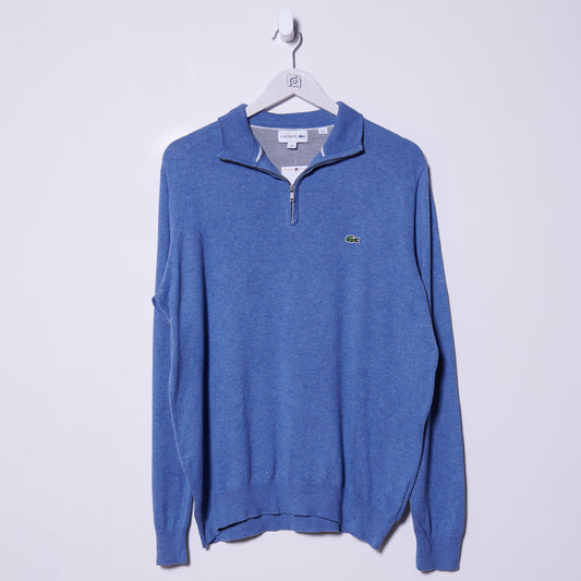 Vintage Lacoste Quarter Zip Knit Large