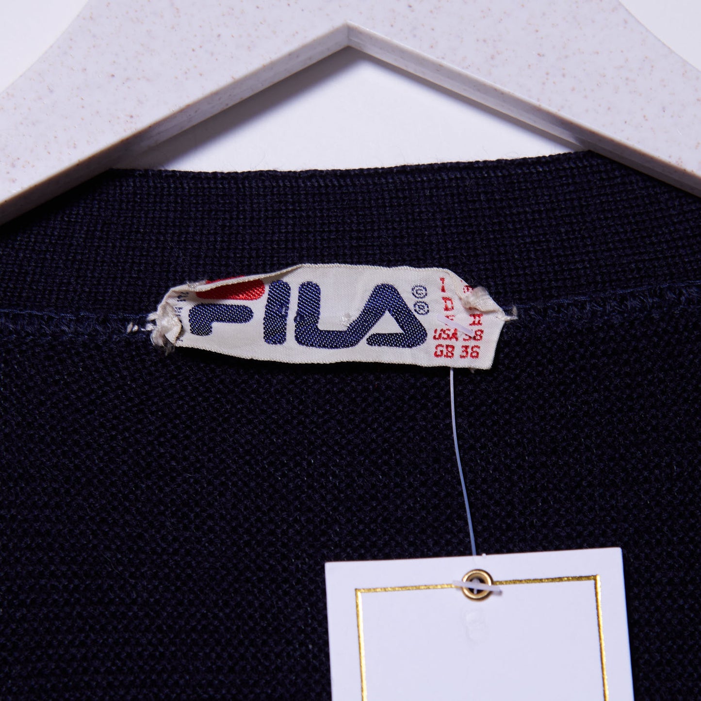 Vintage Fila 80s Cardigan Medium