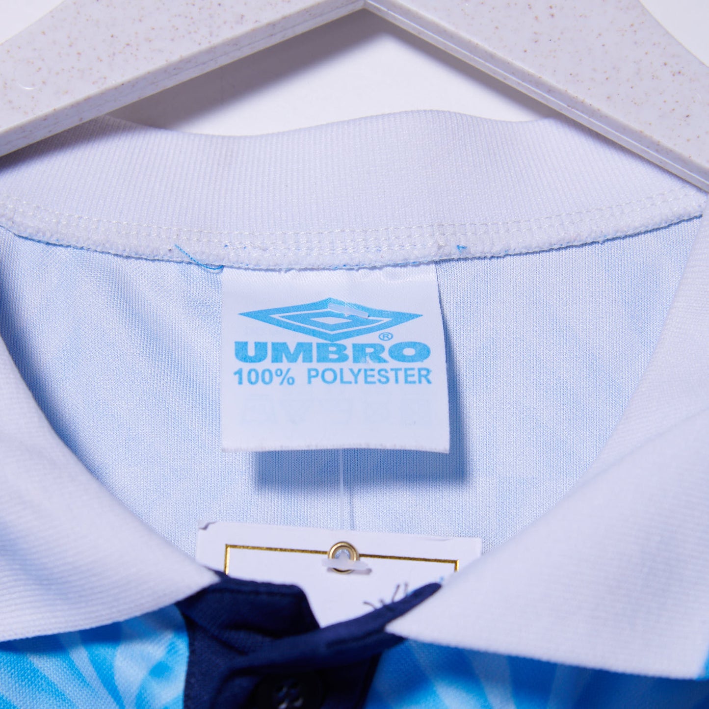 Vintage Lazio 1992 Umbro Shirt # 10 Gascoigne Large