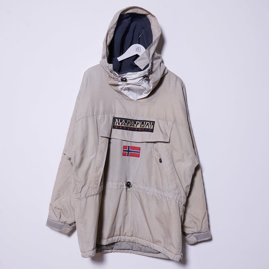 Vintage Napapijri Cordura Pullover Jacket Large