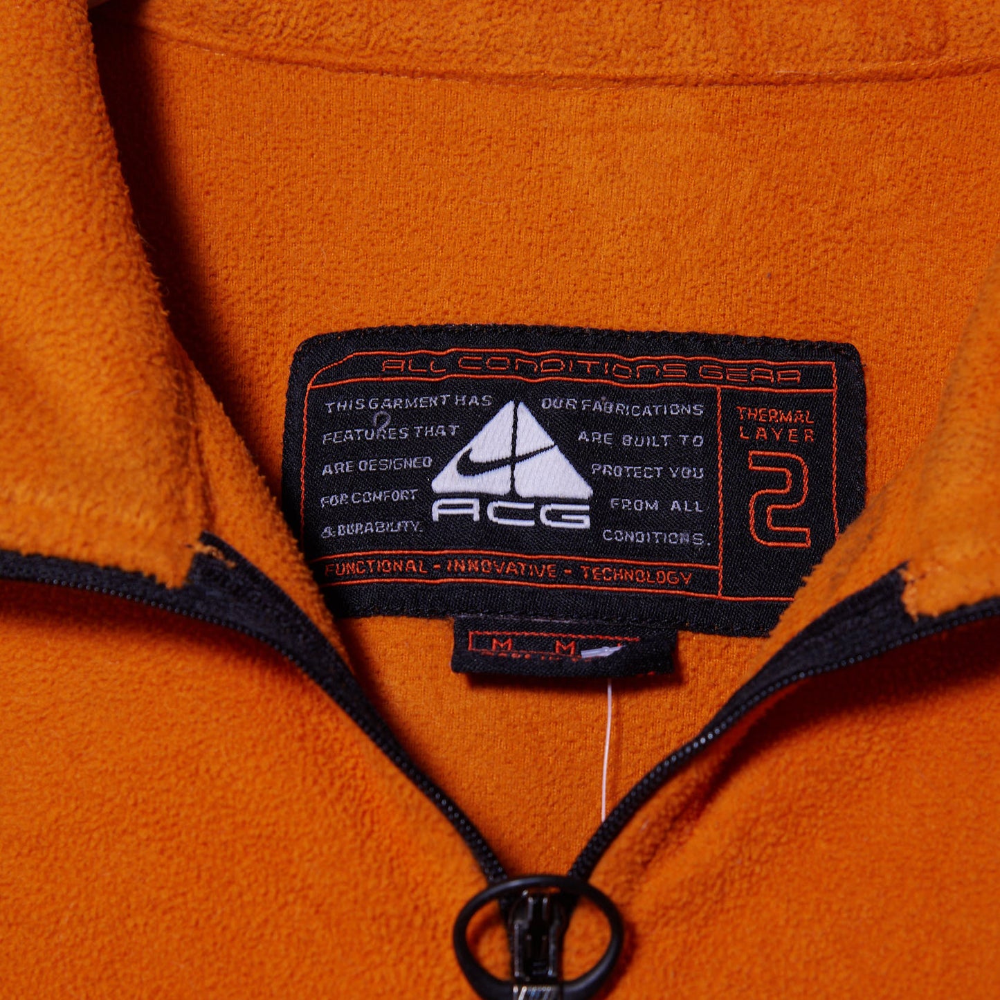 Vintage Nike ACG Half Zip Fleece Medium