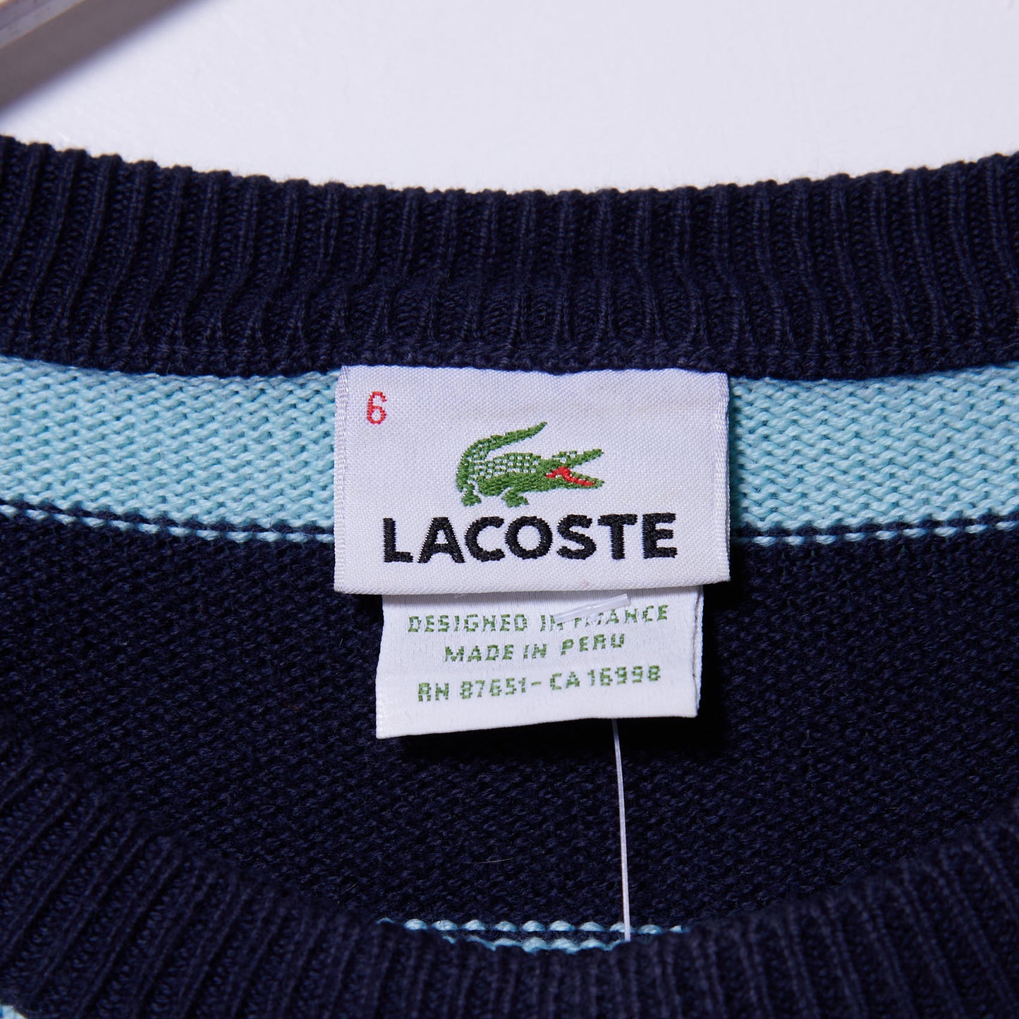 Vintage Lacoste Knit XXL