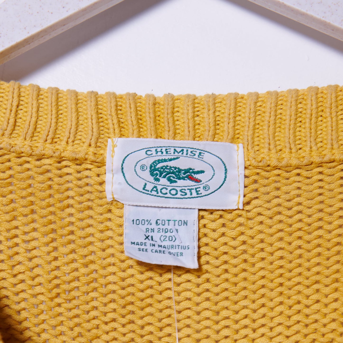 Vintage Lacoste 90s Knit XL