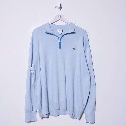 Vintage Lacoste Quarter Zip Knit XL