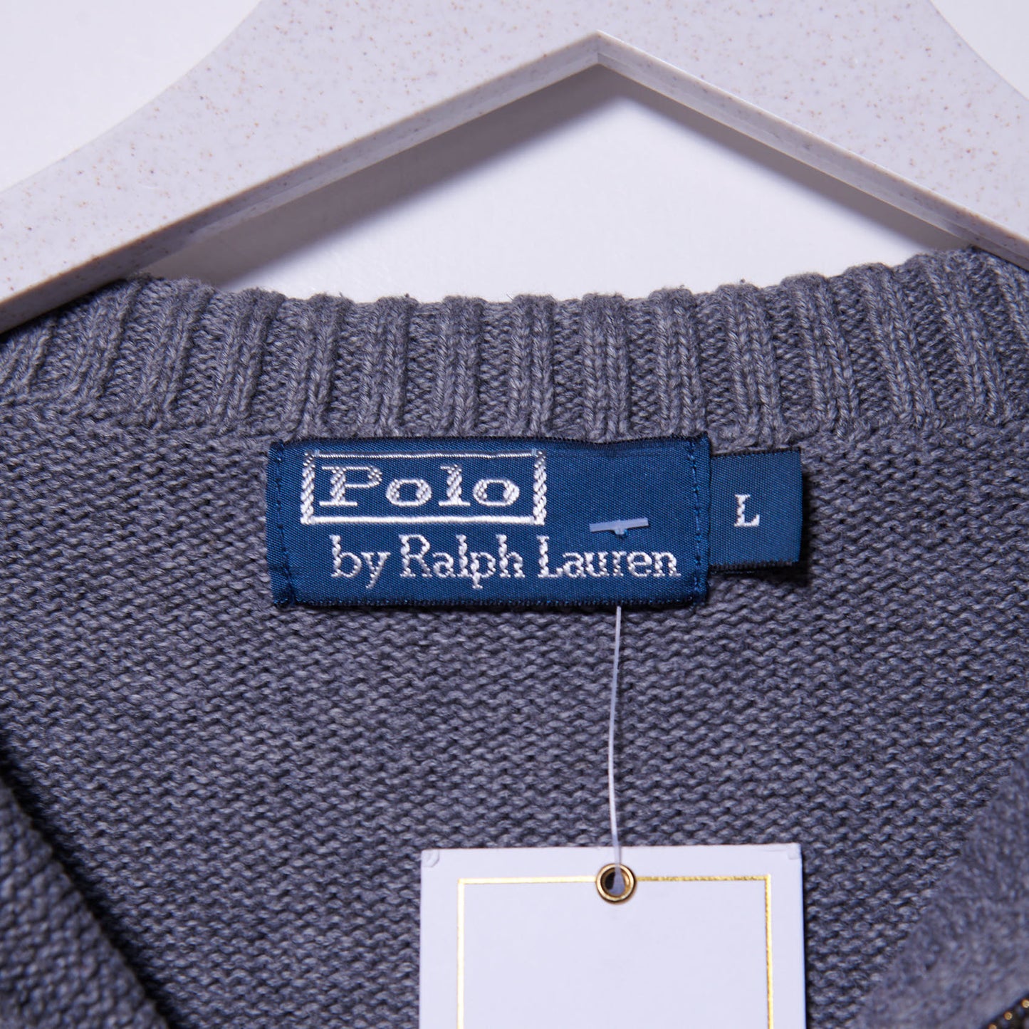 Vintage Ralph Lauren Quarter Zip Knit Large