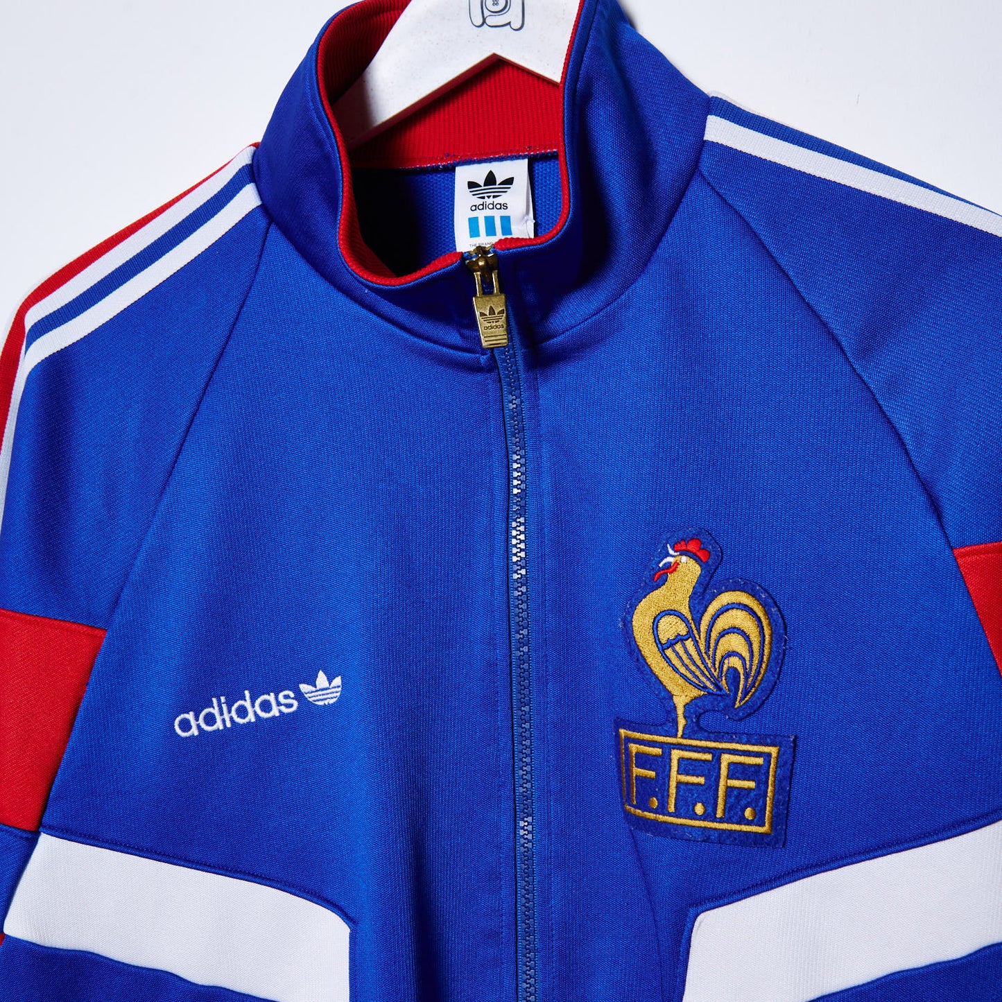 Vintage Adidas France 1990 Track Jacket Medium