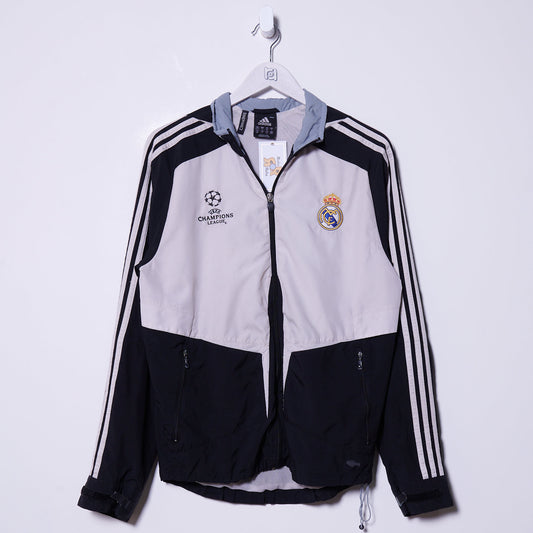 Vintage Real Madrid 2009 Adidas Champions League Track Jacket Medium