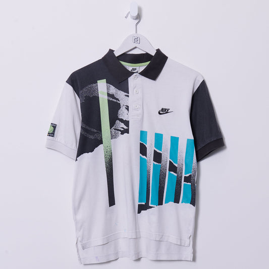 Vintage Nike Challenge Court Polo Shirt Small Andre Agassi