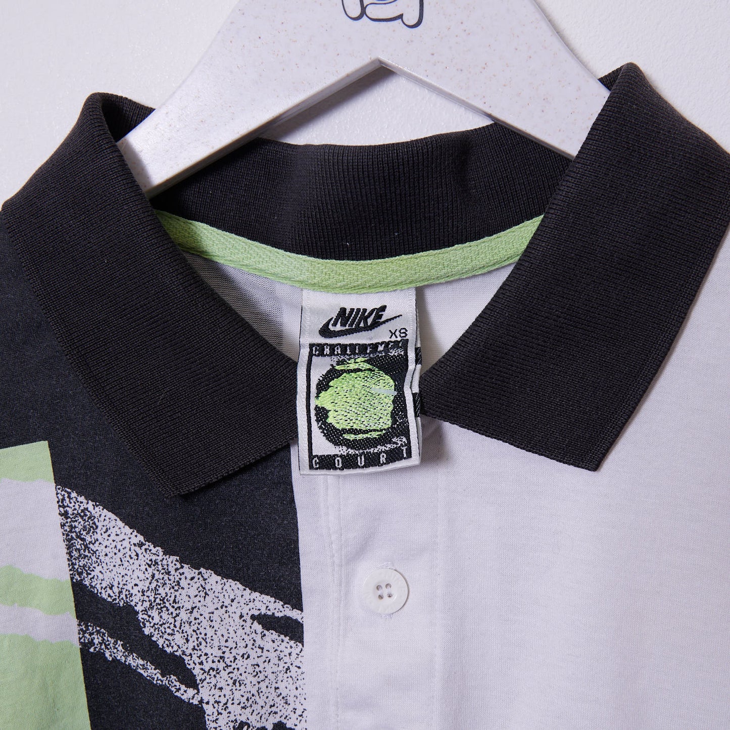 Vintage Nike Challenge Court Polo Shirt Small Andre Agassi