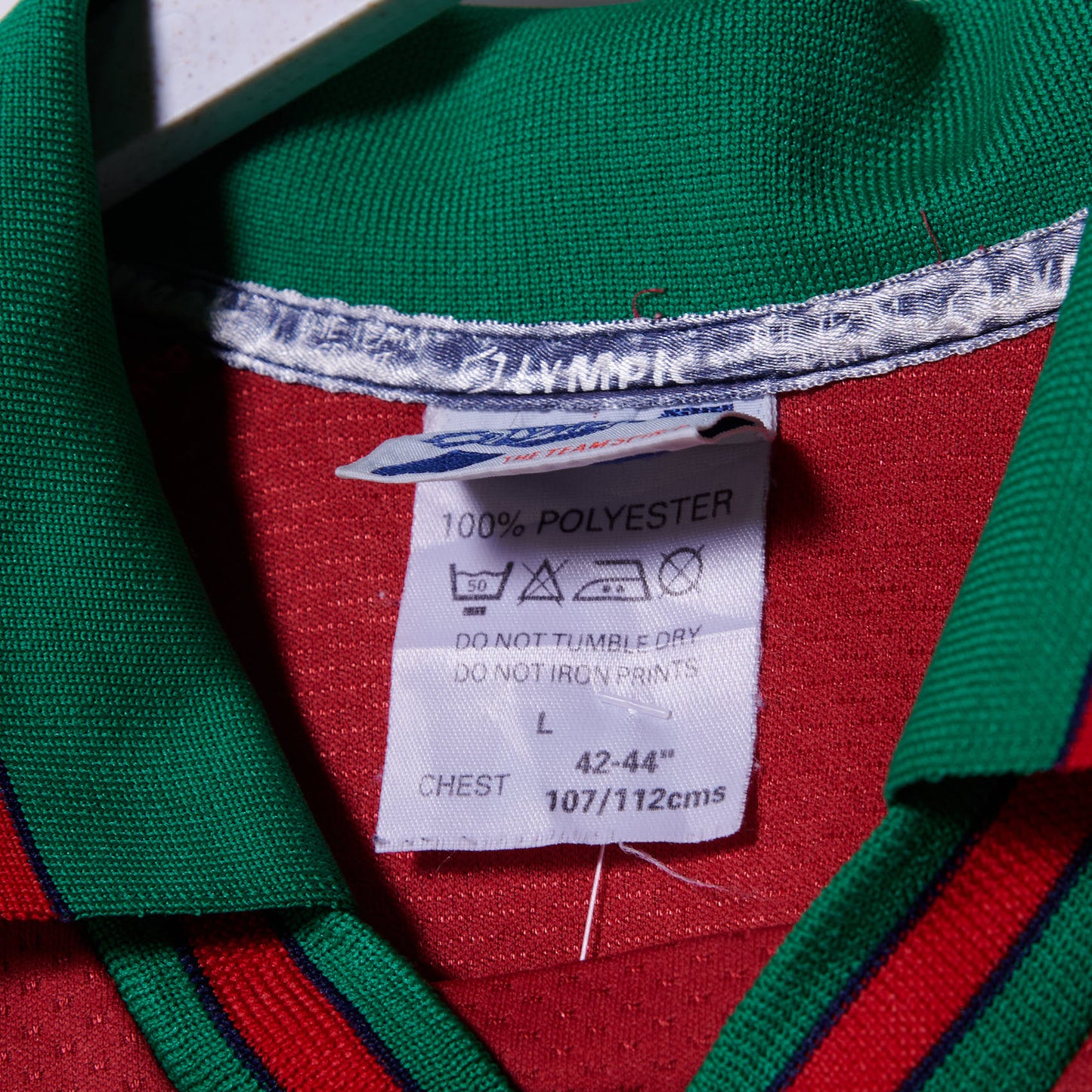 Vintage Portugal Euro 1996 Olympic Home Shirt Large #12 Castro