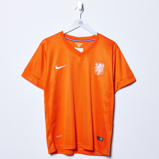 Vintage Nike Netherlands 2014 - 15 Home Shirt Small