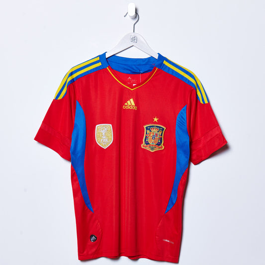 Vintage Adidas Spain 2010 - 11 Home Shirt Small