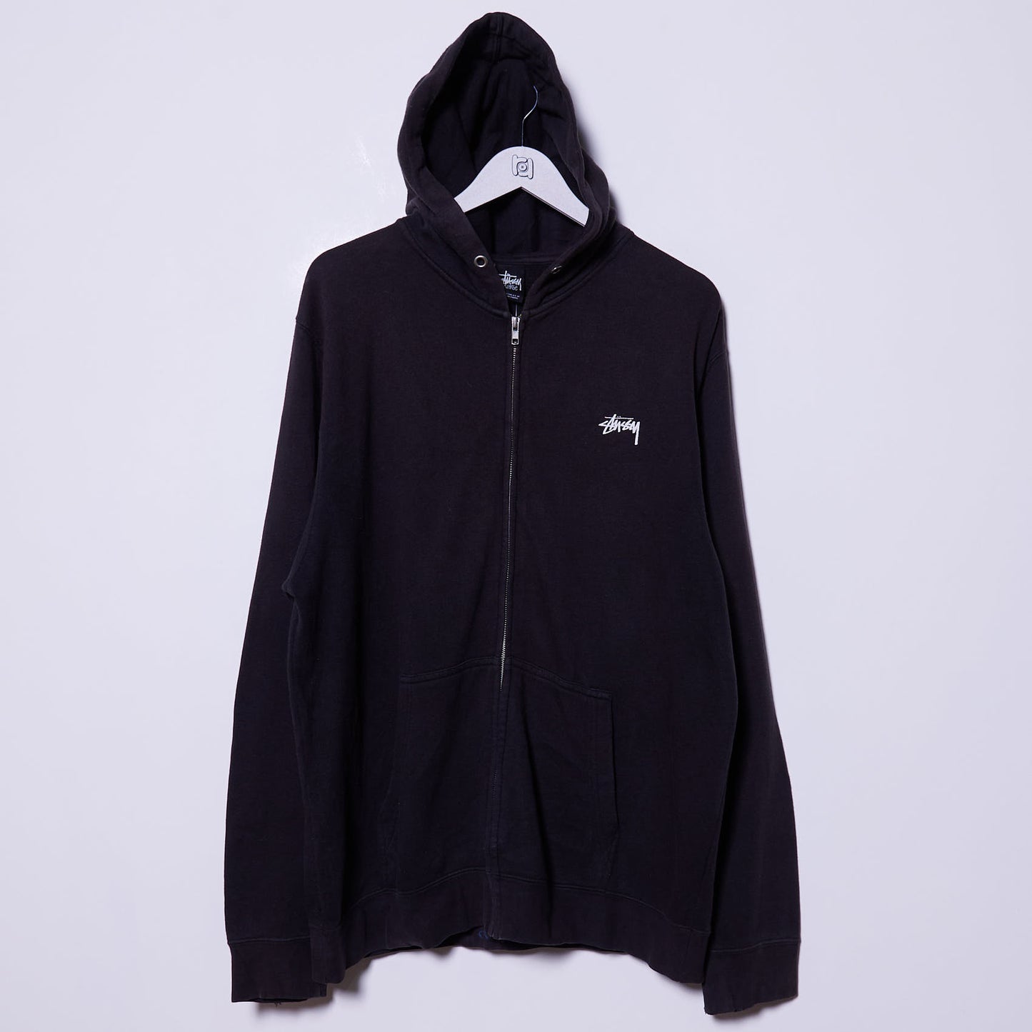 Vintage Stussy Zip Up Hoodie XL