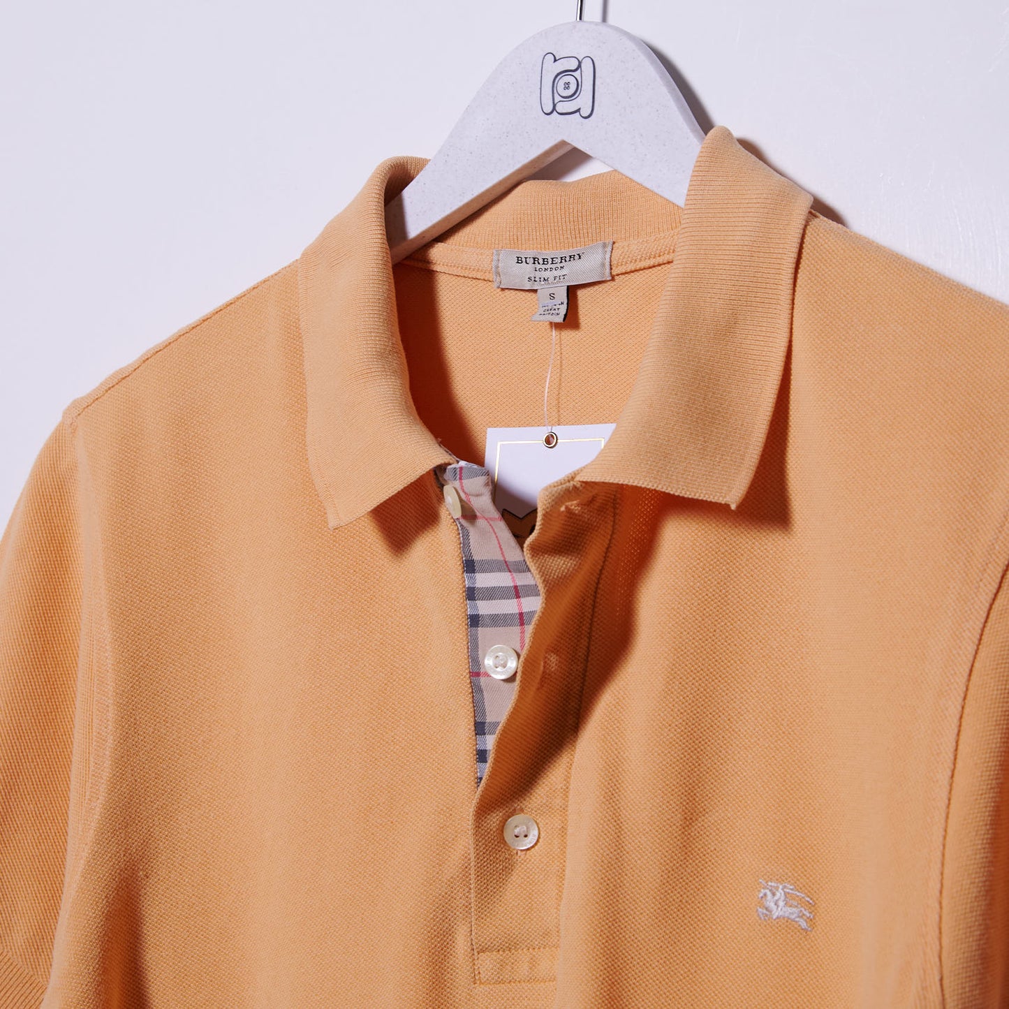 Vintage Burberry Polo Shirt Small