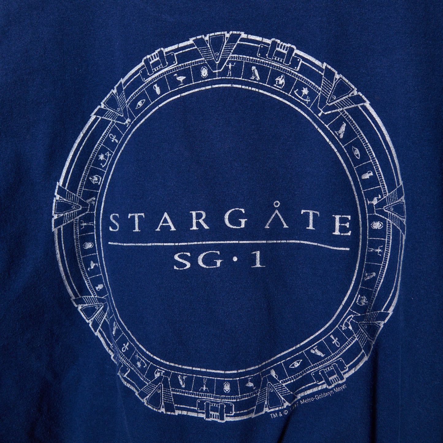 Vintage Unbranded Stargate SG1 1997 T-shirt Large