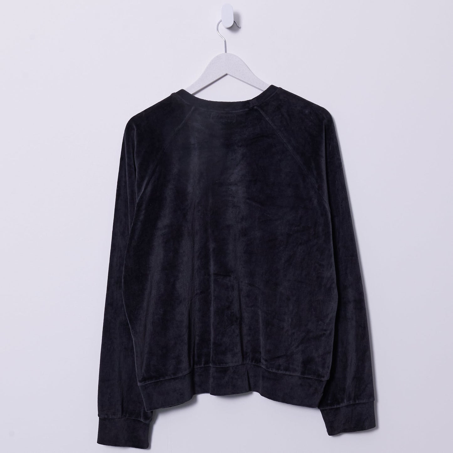 Vintage Armani Crushed Velvet Sweatshirt Large