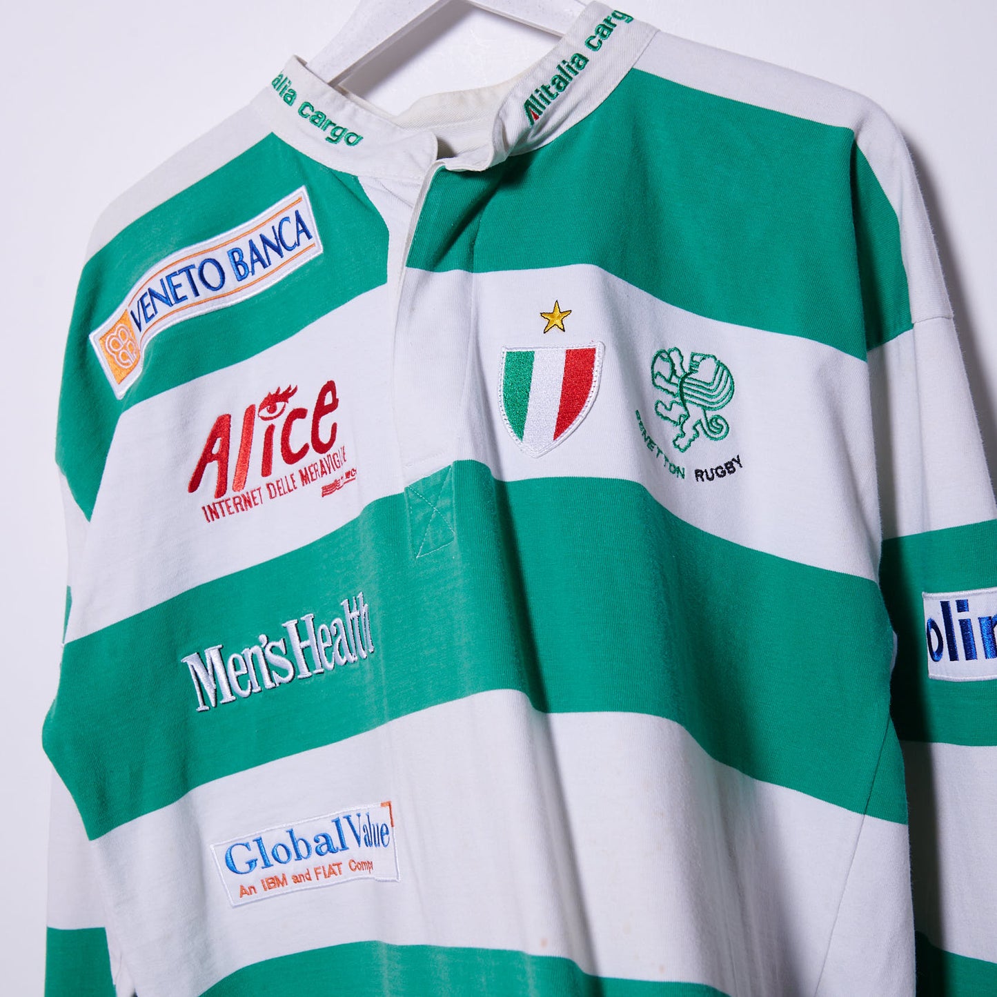 Vintage Italy Benetton Rugby Shirt XL