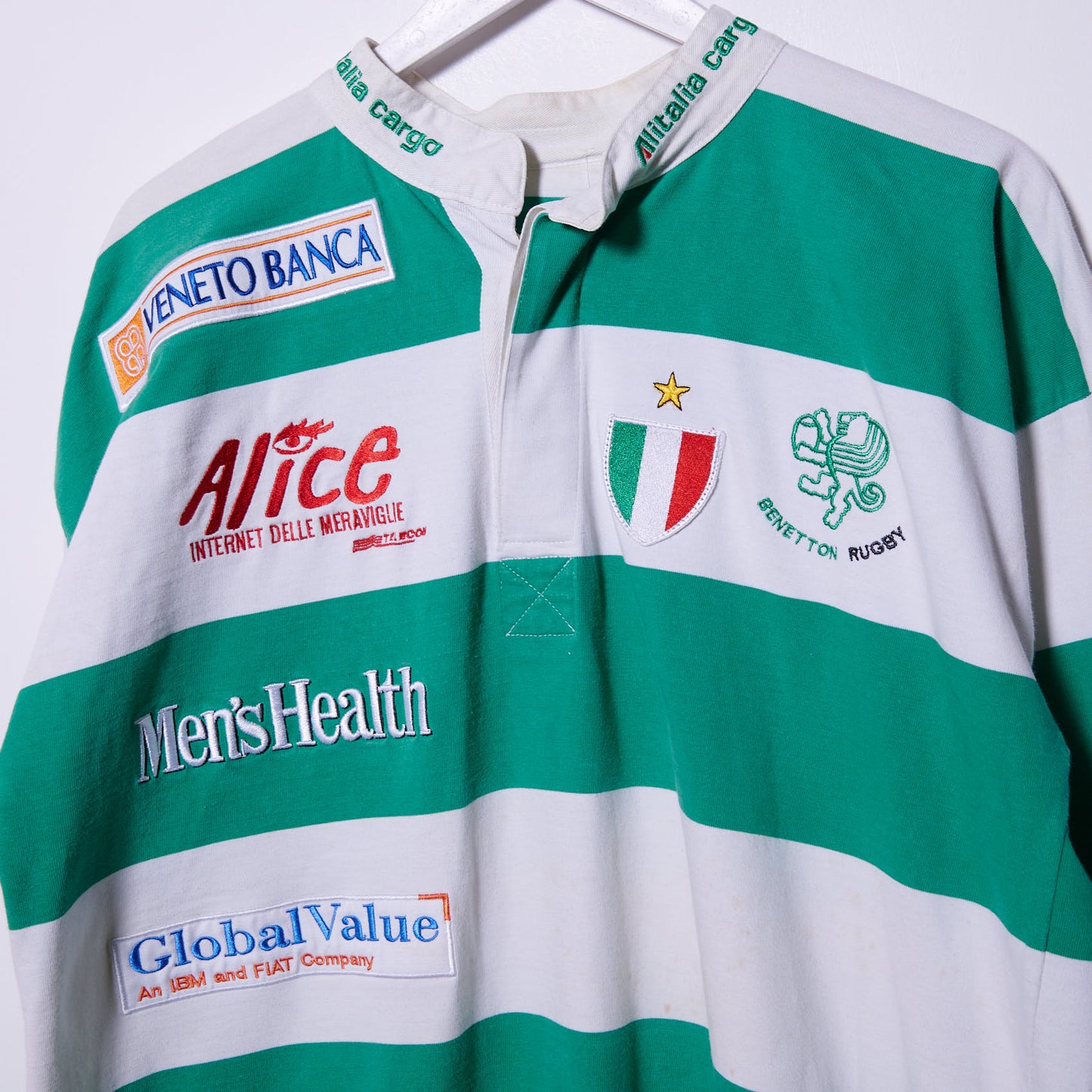 Vintage Italy Benetton Rugby Shirt XL
