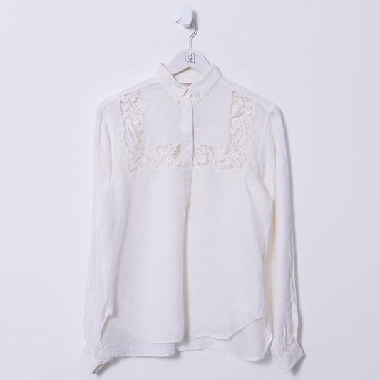 Vintage Gucci 80s Shirt Womens Medium