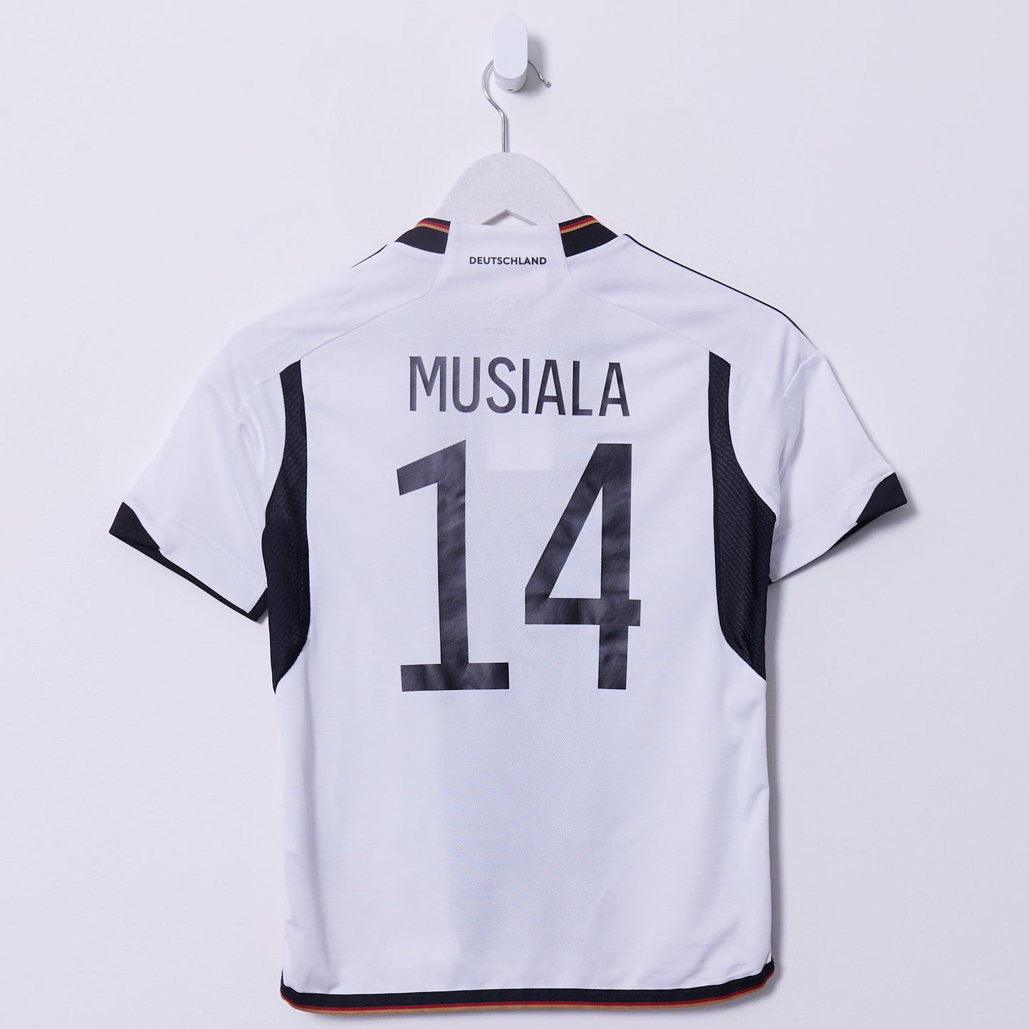 Vintage Germany 2022-2023 Adidas Home Shirt #14 Musiala Age 11 / 12